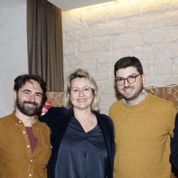 Exclusif - Luana Belmondo lors du lancement de la "Luana Box 2" pour les fêtes de Noël à l'école de cuisine "Cooking Baz'art" à Paris, le 2 décembre 2021. © Marc Ausset-Lacroix / Bestimage