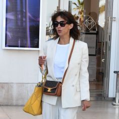 Sophie Marceau - Les célébrités aperçues à la sortie de l'hôtel Martinez pendant le 74 ème festival international du film à Cannes (6-17 juillet 2021), le 9 juillet 2021. 