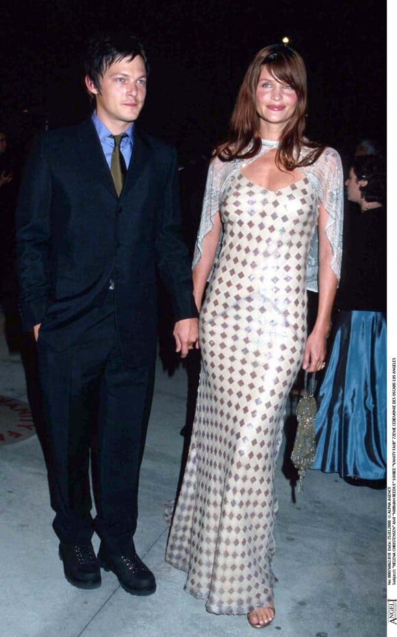 Norman Reedus et Helena Christensen aux Oscars en 2000.