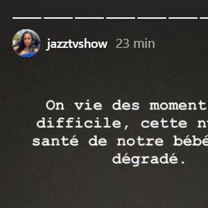 Jazz annonce que la santé de son fils London s'est dégradée, le 9 décembre 2021, sur Instagram