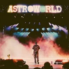 Travis Scott en concert au cours de la tournée Astroworld. Novembre 2018.
