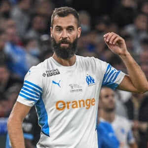 Benoît Paire - Match des héros entre l'équipe OM Legends et l'équipe UNICEF au stade Orange Velodrome à Marseille le 13 octobre 2021. © Jean-René Santini/Bestimage 