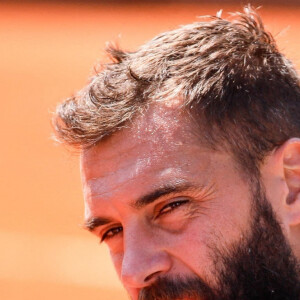 Benoît Paire en double lors des internationaux de tennis Open ATP 250 Emilia Romagna 2021 à Parme, Italie, le 27 mai 2021.