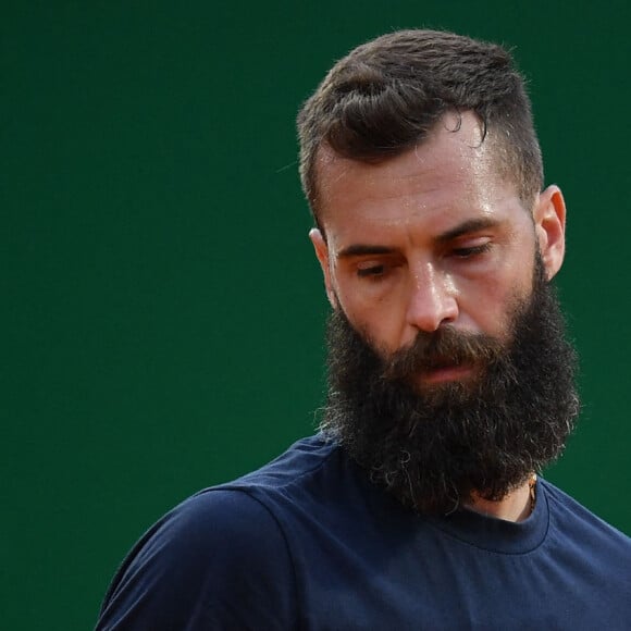 Benoît Paire lors du tournoi de tennis Rolex Monte Carlo Masters 2021 le 11 avril 2021. © Antoine Couvercelle / Panoramic / Bestimage 