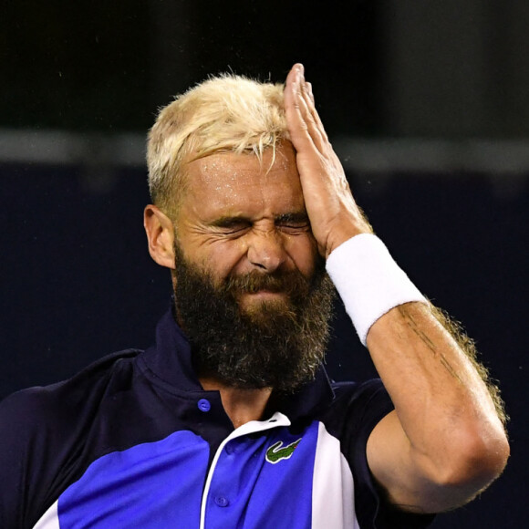 Benoît Paire lors du Tournoi de tennis Ultimate Tennis Showdown (UTS) de P. Mouratoglou à Sophia Antipolis © Antoine Couvercelle / Panoramic / Bestimage 