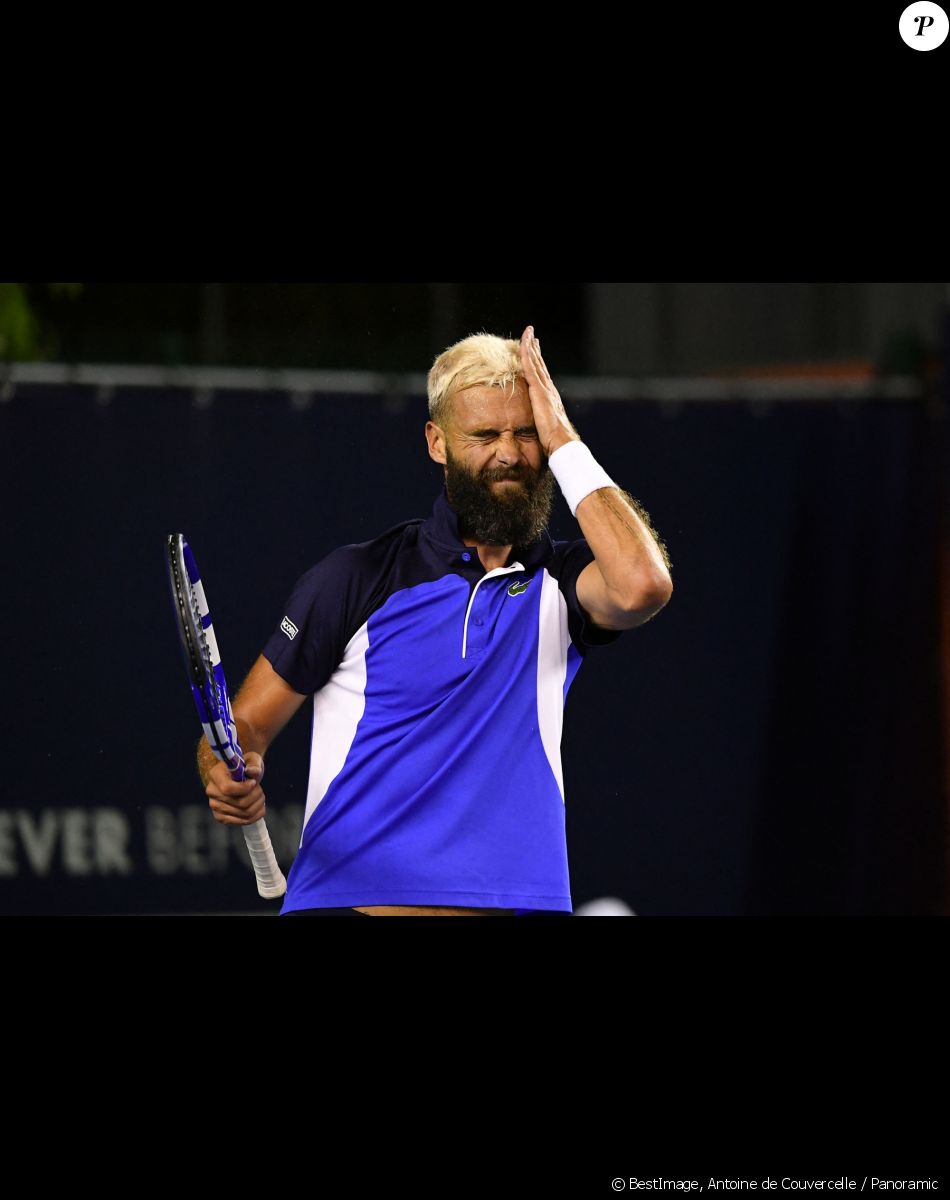 Benoît Paire lors du Tournoi de tennis Ultimate Tennis Showdown (UTS) de P. Mouratoglou à Sophia Antipolis © Antoine Couvercelle / Panoramic / Bestimage