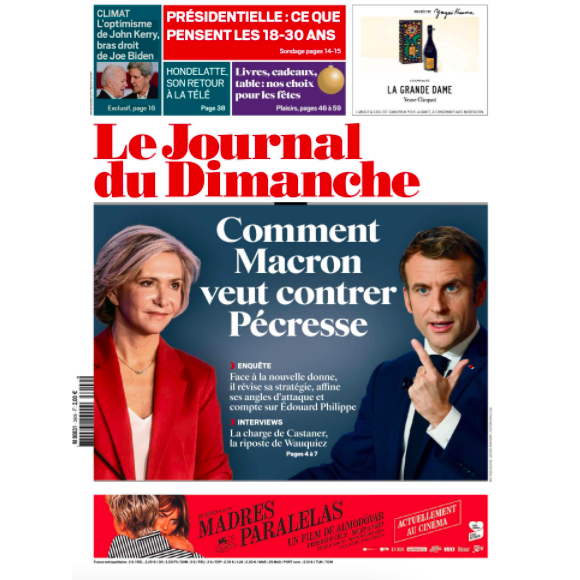 Couverture du "Journal du dimanche".