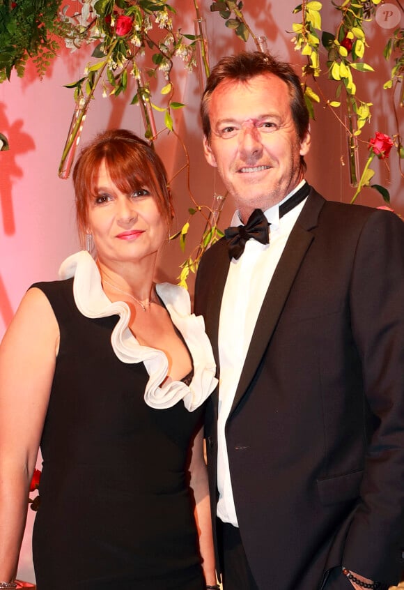 Jean-Luc Reichmann et sa femme Nathalie - Gala du 75ème Grand Prix de Monaco le 28 mai 2017. © Claudia Albuquerque/Bestimage 