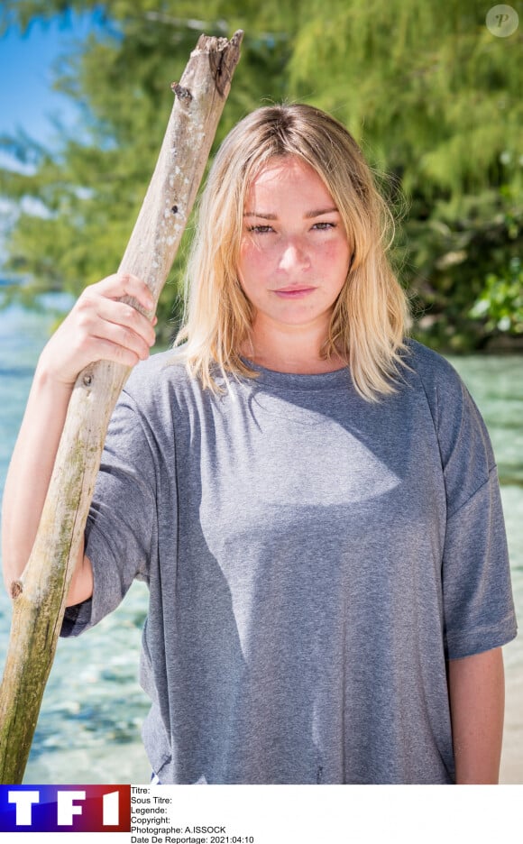 Cindy dans "Koh-Lanta, La Légende", émission spéciale célébrant le vingtième anniversaire du jeu de survie de TF1.