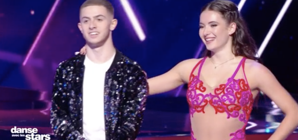 Michou et Elsa Bois lors de la demi-finale de "Danse avec les stars" - 19 novembre 2021, TF1