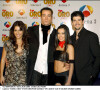 Beatriz Luengo, Monica Cruz, Miguel Angel Muniz et Pablo Puyol aux TV Golden Awards à Madrid