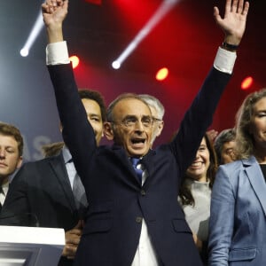 Premier meeting d'Eric Zemmour, candidat à l'élection présidentielle avec son parti "Reconquête !" à Villepinte le 5 décembre 2021.