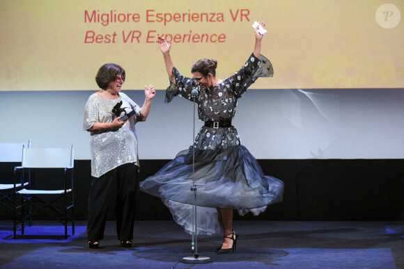Maria Grazia Mattei, Blanca Li - Cérémonie de remise de prix lors du 78ème festival international du film de Venise, la Mostra le 11 septembre 2021