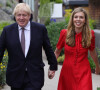 Le Premier ministre britannique Boris Johnson et sa femme Carrie avant le sommet du G7 à Carbis Bay, Royaume Uni.