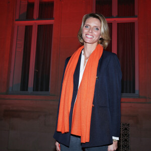 Sylvie Tellier, directrice générale de la société Miss France lors de l'illumination en orange du ministère de l'Intérieur pour symboliser la lutte contre les violences faites aux femmes le 23 novembre 2020. © Panoramic / Bestimage