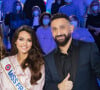 Exclusif - Diane Leyre (Miss France 2022), Cyril Hanouna - Pendant l'émission TPMP (Touche Pas à Mon Poste) présentée en direct par C.Hanouna le 13/12/21 en direct sur C8, Paris le 13 décembre 2021. © Jack Tribeca / Bestimage 