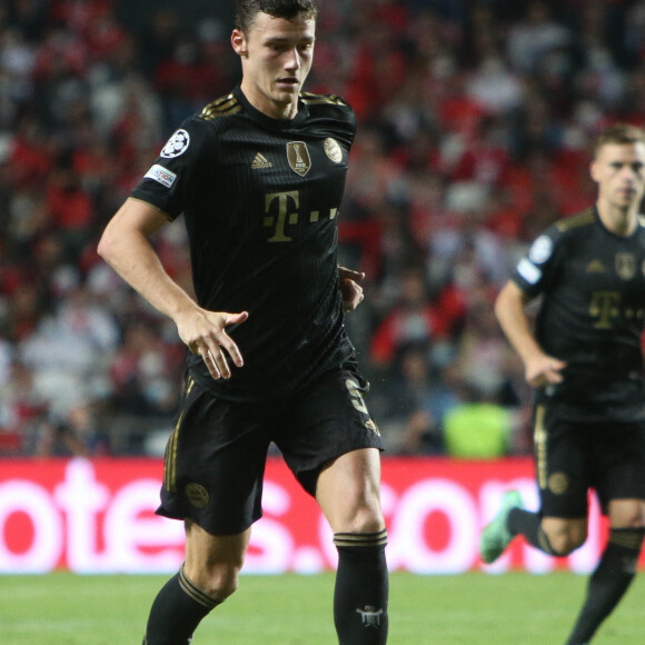 Benjamin Pavard - Match de la Ligue Des Champions "Benfica - Bayern Munich" au stade de Luz à Lisbonne, le 21 octobre 2021.