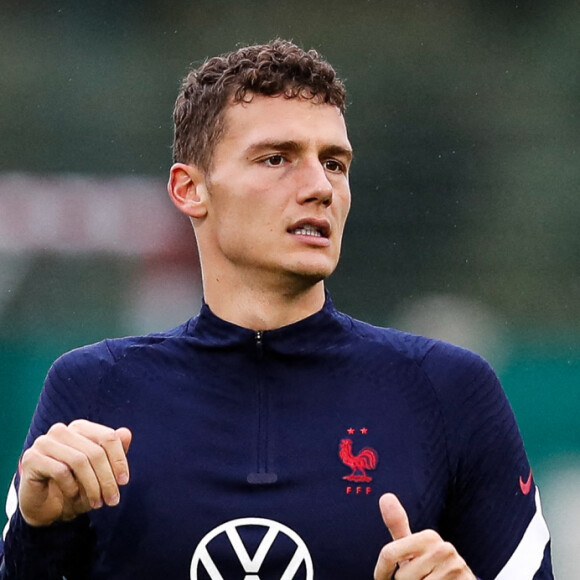 Benjamin Pavard ( France ) - Entrainement de l'équipe de France de football au CNF à Clairefontaine. © Federico Pestellini / Panoramic / Bestimage