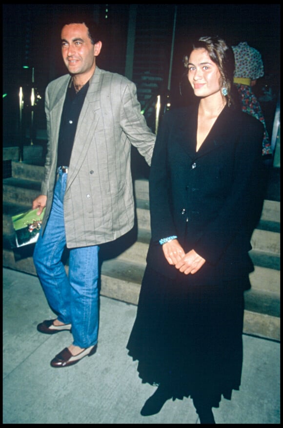 Charlotte Lewis et Dodi Al Fayed à Londres en 1987. 