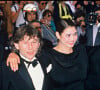 Charlotte Lewis et Roman Polanski présentent le film "Pirates" au Festival de Cannes en 1986.