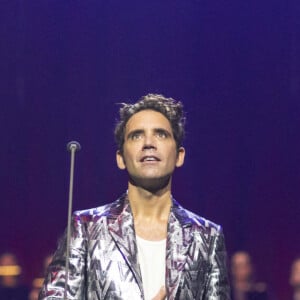 Exclusif - Mika Symphonique en concert à la Philharmonie de Paris avec l'Orchestre National d'Ile-de-France. Le 23 octobre 2021. L'enregistrement du concert sera diffusé le 22 décembre sur Culture Box puis sur France 5 © Cyril Moreau / Bestimage 