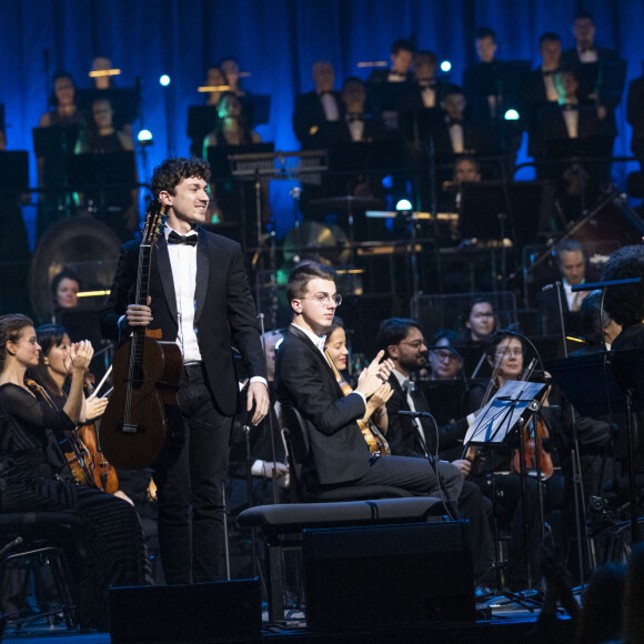 Exclusif - Mika Symphonique en concert à la Philharmonie de Paris avec l'Orchestre National d'Ile-de-France. Le 24 octobre 2021. L'enregistrement du concert sera diffusé le 22 décembre sur Culture Box puis sur France 5 © Cyril Moreau / Bestimage 