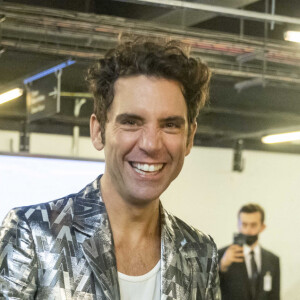 Exclusif - Backstage - Mika est en backstage après son deuxième concert à la Philharmonie de Paris le 24 octobre 2021. © Cyril Moreau / Bestimage 