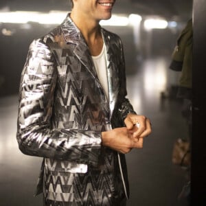 Exclusif - Backstage - Mika est en backstage après son deuxième concert à la Philharmonie de Paris le 24 octobre 2021. © Cyril Moreau / Bestimage 