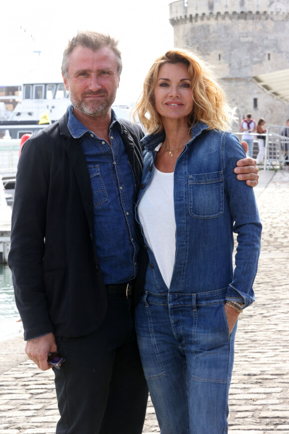 Alexandre Brasseur et Ingrid Chauvin de "Demain nous appartient" - Festival de la Fiction de La Rochelle. Le 18 septembre 2021 © Jean-Marc Lhomer / Bestimage