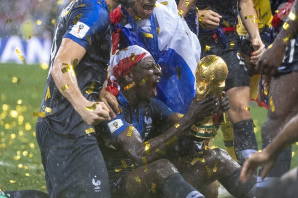 Benjamin Mendy - Finale de la Coupe du Monde de Football 2018 en Russie à Moscou, opposant la France à la Croatie (4-2) le 15 juillet 2018 © Moreau-Perusseau / Bestimage