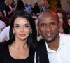 Exclusif - Eric Abidal et sa femme Hayet - Fête de clôture du 9ème festival "Marrakech du Rire 2018" au Palais Bahia de Marrakech au Maroc le 15 juin 2019. Monument majeur du patrimoine culturel marocain, le Palais Bahia est un ancien palais du XIXe siècle. Véritable chef-d'oeuvre de l'architecture marocaine, le palais - devenu musée - est l'un des principaux lieux touristiques du pays. Après avoir accueilli un dîner de prestige organisé par la maison de haute-couture Christian Dior en avril 2019, c'est la seconde fois seulement que le Palais Bahia ouvre ses portes à un événement culturel international majeur avec la soirée de clôture de la 9e édition du Festival Marrakech du Rire. © Rachid Bellak/Bestimage