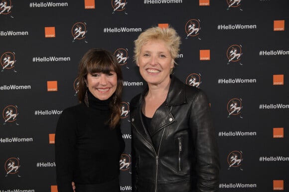 Sylvie Garcia, Estelle Martin - Soirée "Hello Women" avec Orange à l' Elysée Montmartre à Paris le 1er décembre 2021. © Rachid Bellak/Bestimage