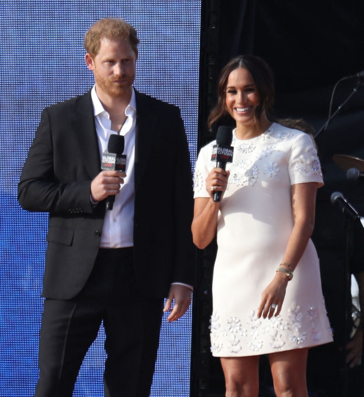 Photo : Le prince Harry et Meghan Markle - Concert Global Citizens 2021