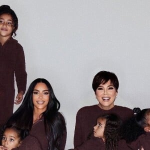 La famille Kardashian réunie pour Noël. Le 25 décembre 2021.