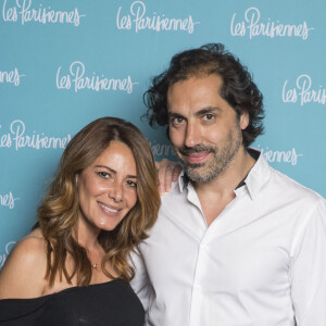 Exclusif - Elsa Fayer et son mari Zach Hanoun - Photocall de la première du spectacle "Les Parisiennes" aux Folies Bergères à Paris le 24 mai 2018. © Olivier Borde - Pierre Perusseau/Bestimage 