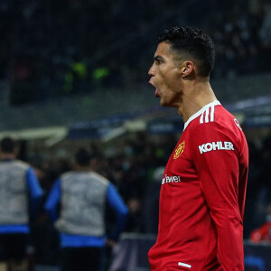 Cristiano Ronaldo - Match de Ligue Des Champions (LDC) "Atalanta - Manchester United (2-2)" au Gewiss Stadium à Bergame, le 2 novembre 2021. 