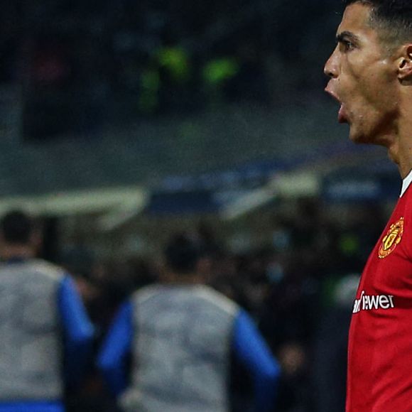 Cristiano Ronaldo - Match de Ligue Des Champions (LDC) "Atalanta - Manchester United (2-2)" au Gewiss Stadium à Bergame, le 2 novembre 2021. 
