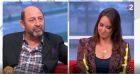Julia Vignali, aux commandes de "Télématin" sur France 2, retrouve son compagnon Kad Merad, invité de l'émission.