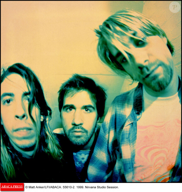 Nirvana, en studio © Matt Anker/LFI/ABACA