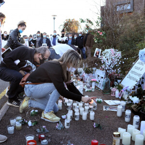 La famille et les proches se sont réunis pour une marche blanche en hommage à Delphine Jubillar, l'infirmière de 33 ans, disparue il y a un an, à Cagnac-les-Mines. Le 19 décembre 2021 © Patrick Bernard / Bestimage