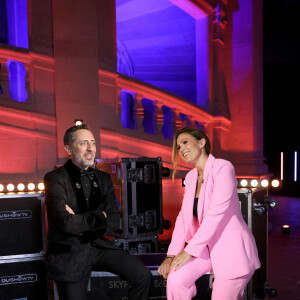 Exclusif - Gad Elmaleh et Vitaa - Backstage de l'enregistrement de l'émission "La chanson challenge" au Château de Chambord, qui sera diffusée le 26 juin 2021 sur TF1 © Gaffiot-Moreau / Bestimage