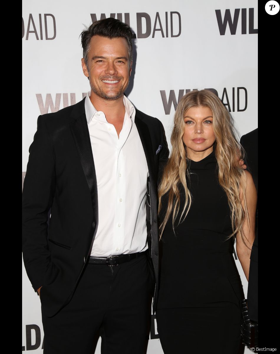 Fergie et son mari Josh Duhamel - People au WildAid 2015 à Beverly Hills le 7 novembre 2015.