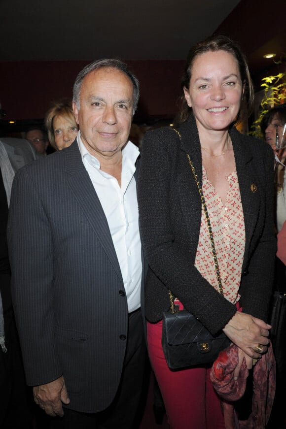 Patrice et Cendrine Dominguez - Generale de la piece " Ninon " au Theatre des Mathurins a Paris le 15 mai 2013.