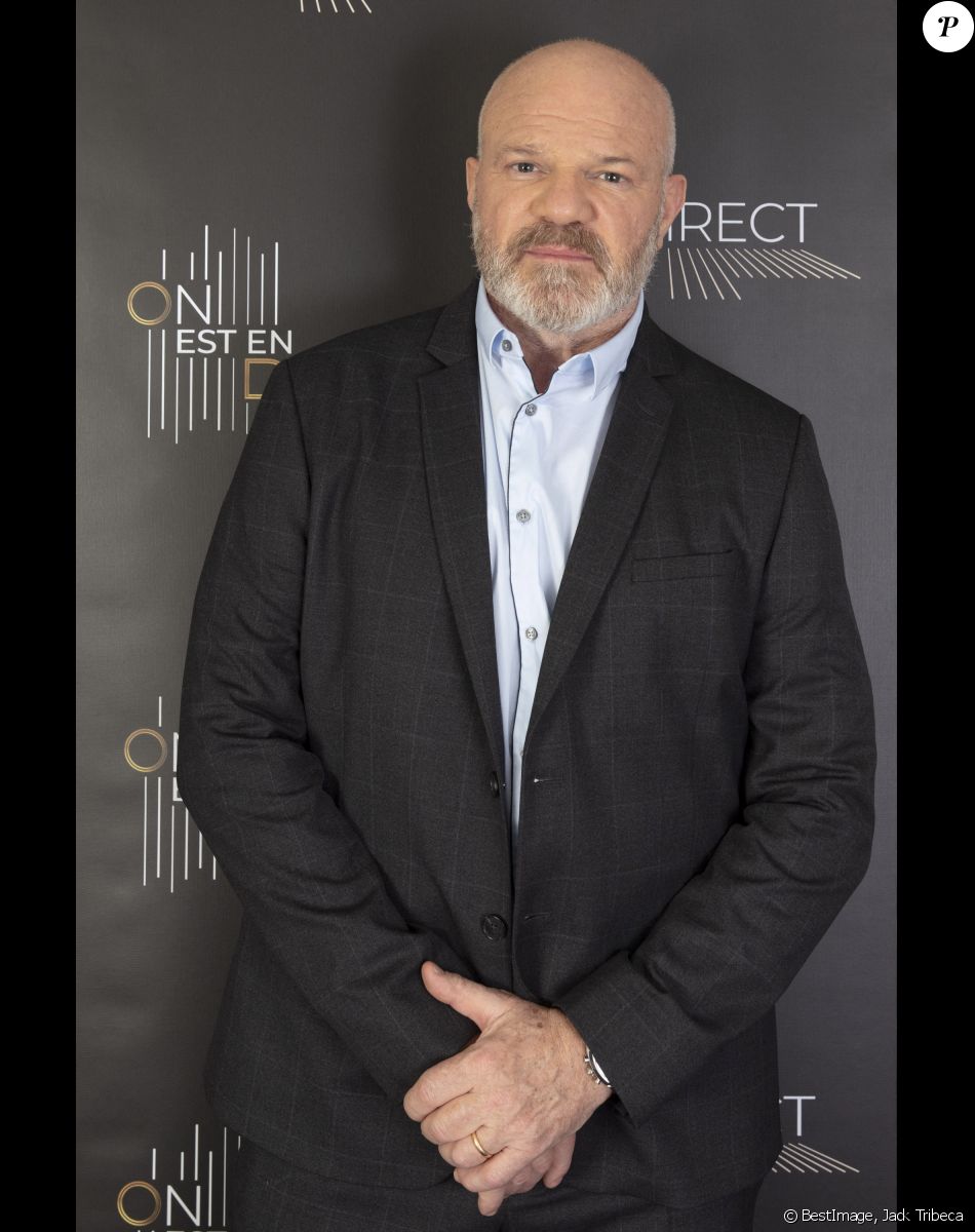 Exclusif - Philippe Etchebest - Chef étoilé et meilleur ouvrier de France - Backstage de l'émission OEED (On Est En Direct) , présentée par Laurent Ruquier et diffusée en direct le 17/04/21 sur France2 - Paris le 17/04/2021 ©Jack Tribeca / Bestimage