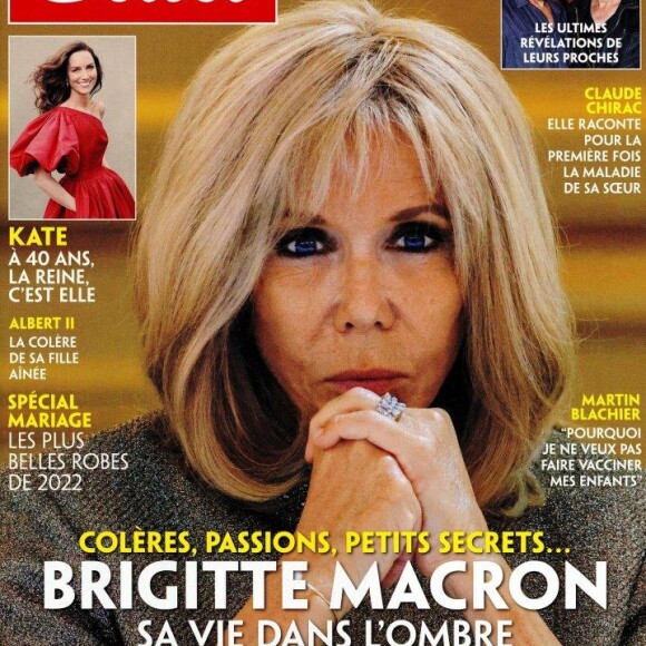 Brigitte Macron en couverture du magazine "Gala" du 13 janvier 2022.