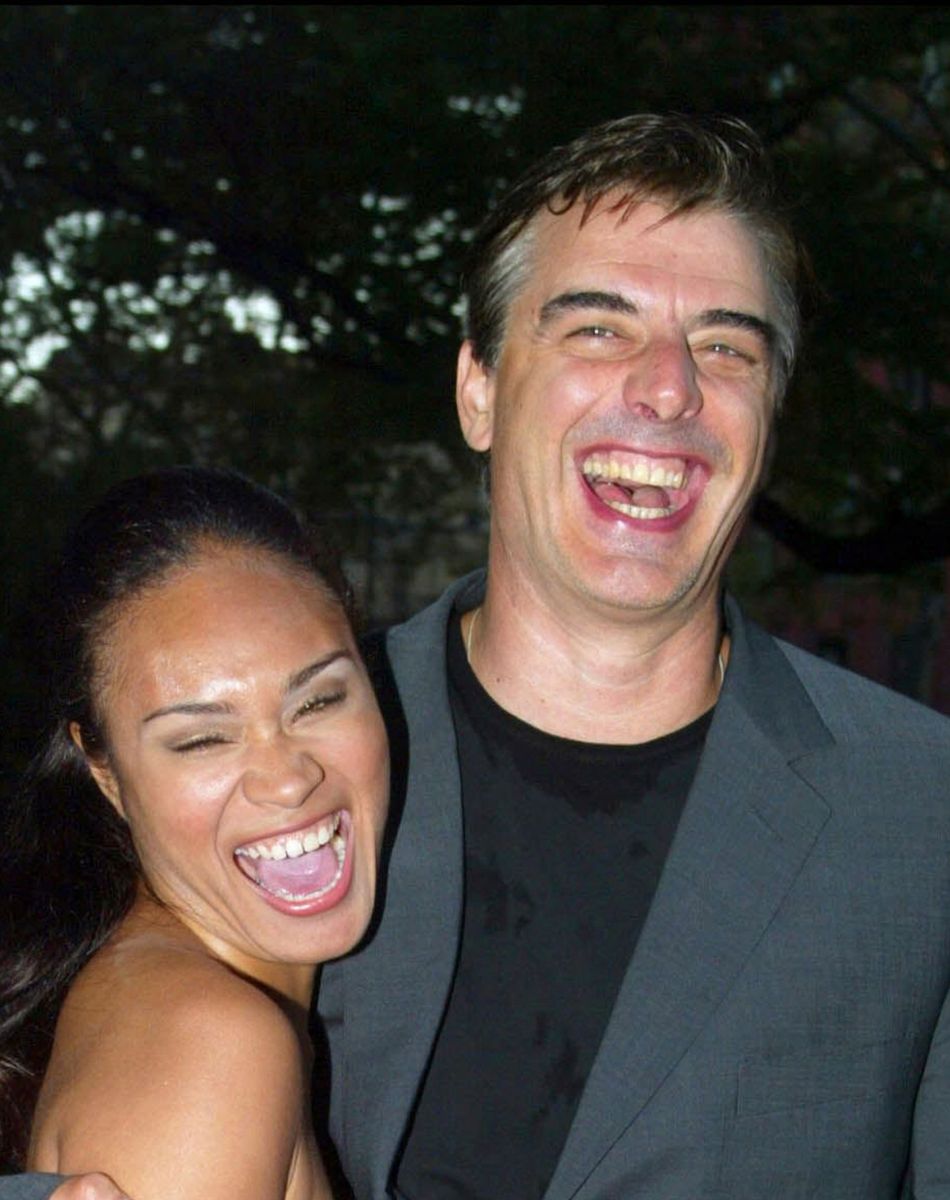 Chris Noth et sa femme Tara Wilson en juillet 2002.