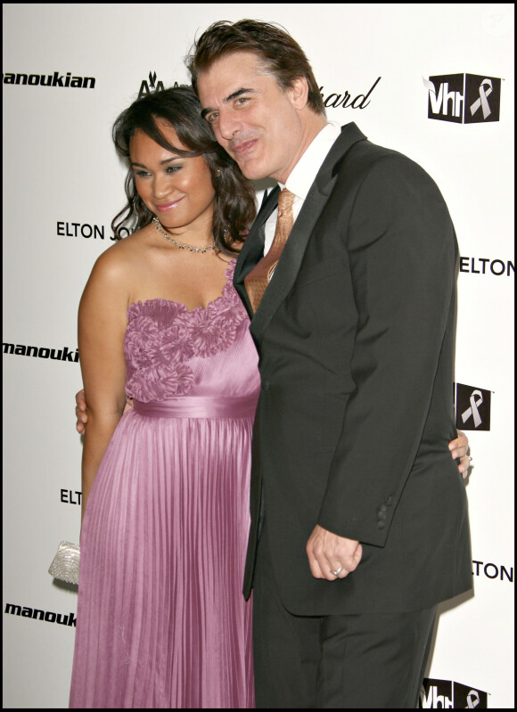 Chris Noth et sa femme Tara Wilson en février 2009.