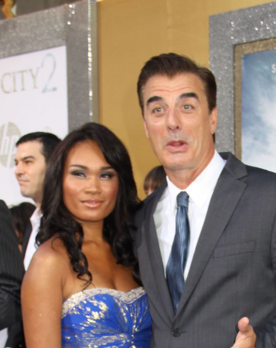 Chris Noth et sa femme Tara Wilson à l'avant-première du film "Sex And The City 2" à New York, en mai 2010.