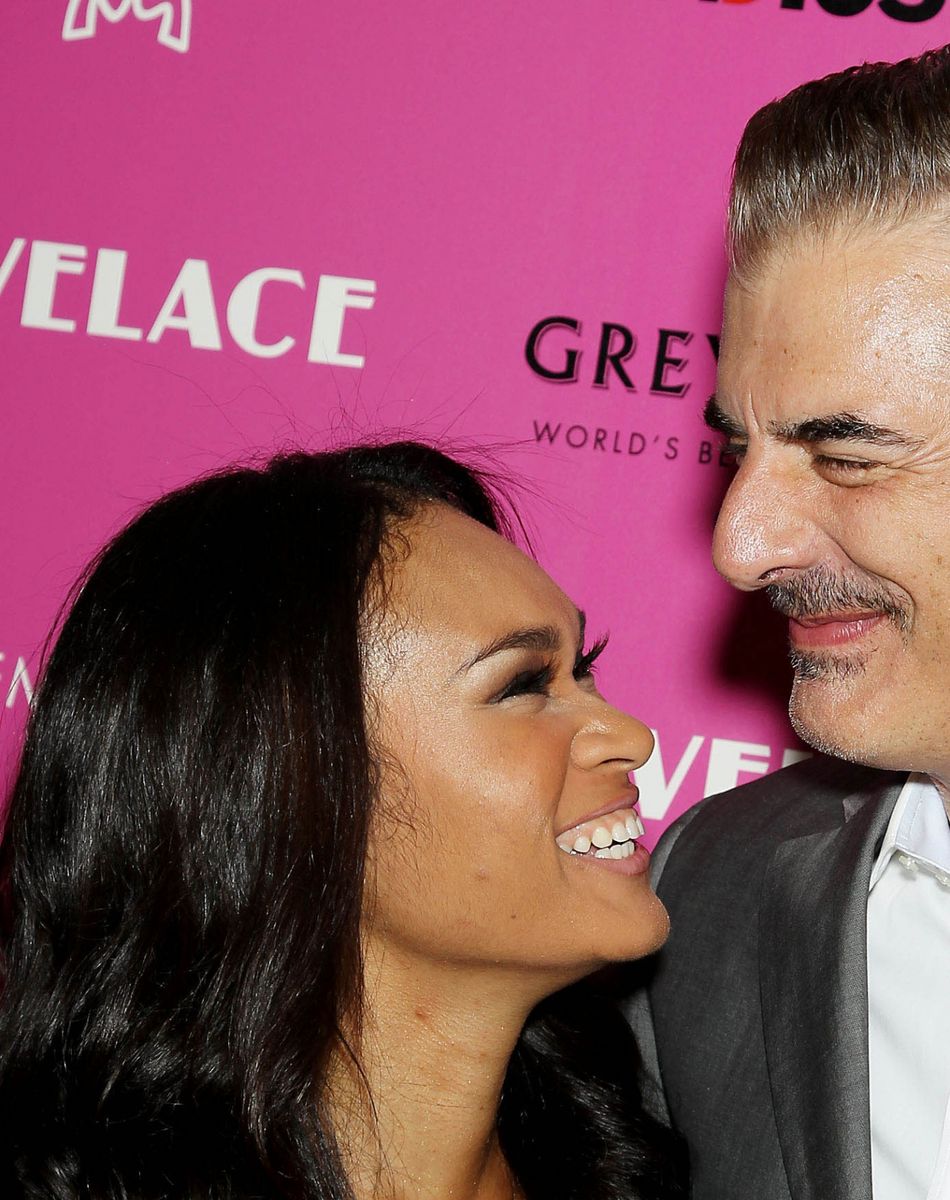 Tara Wilson et Chris Noth à New York en 2013.