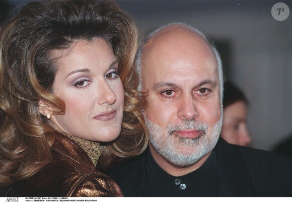 Archives - Céline Dion et son mari René Angelil en 1996 aux Billboard Music Awards à Las Vegas